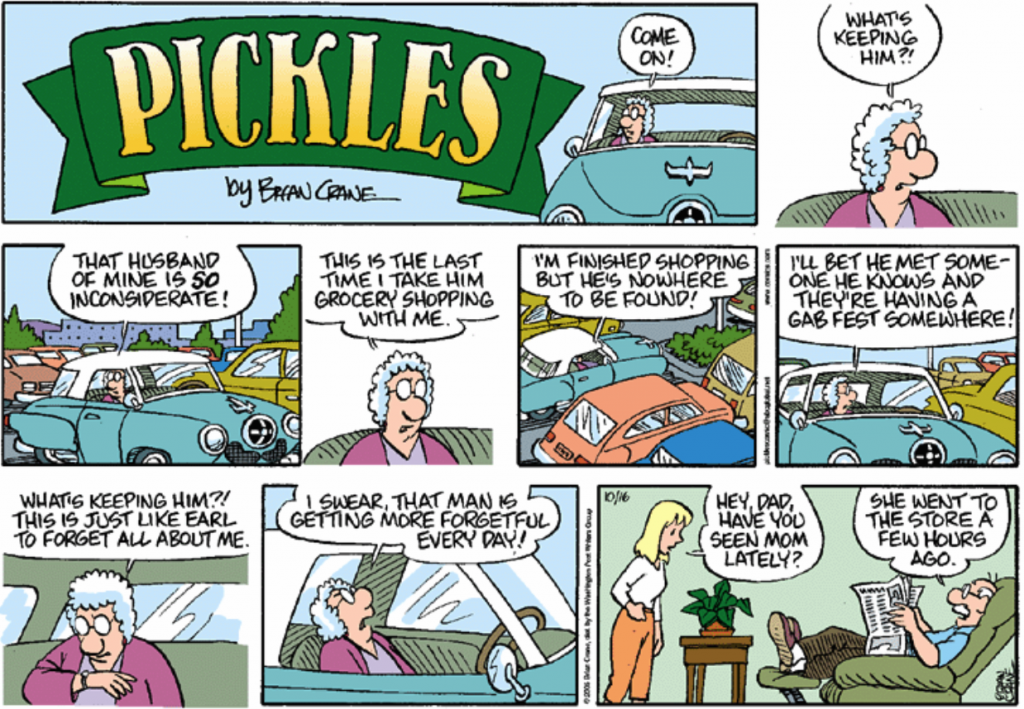 Pickles on getting older