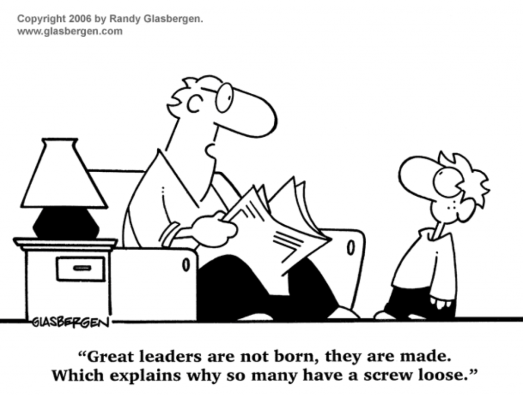 Randy Glasbergen on leadership