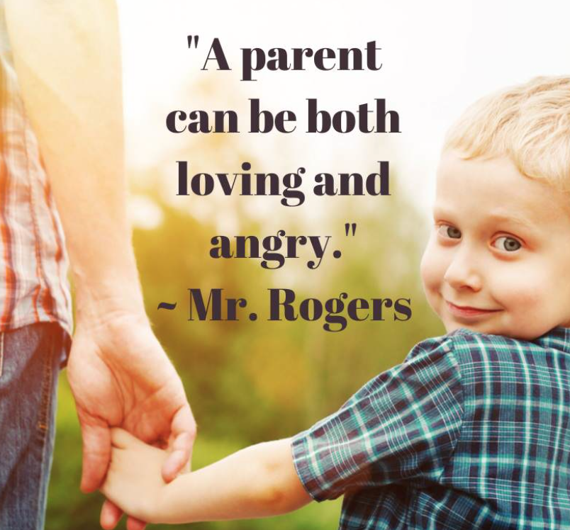 Mr. Rogers on parents loving and being angry at their kids